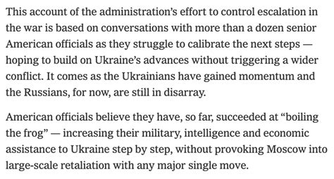 Dan Cohen On Twitter A Revealing Passage Describes The Us Strategy For The Ukraine Proxy War
