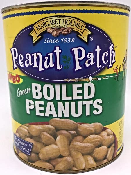 Jumbo 6 Pound Can Of Peanut Patch Jumbo Green Boiled Peanuts 6lb