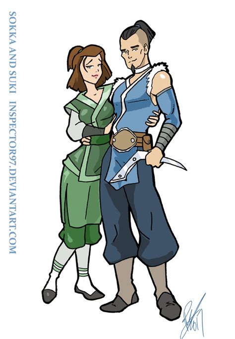 Sokka And Suki By Inspector97 On Deviantart