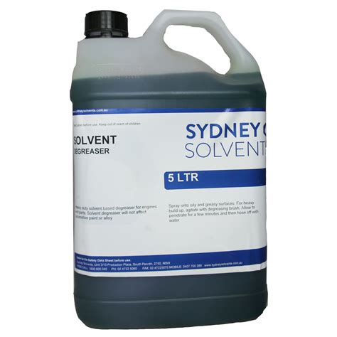 Solvent Degreaser 5 Litre Sydney Solvents Free Shipping