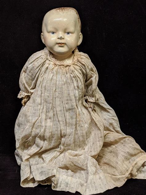 Sold Price Antique Head And Neck Composition Doll January 1 0120 600