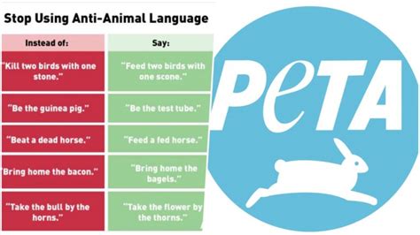 Peta Says Stop Speciesism By Avoiding Certain Phrases Can Language