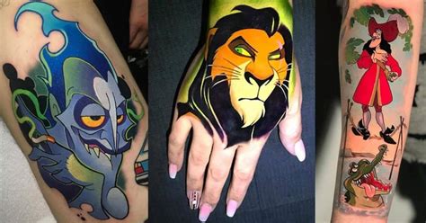 36 Devilish Disney Villain Tattoos Tattoo News