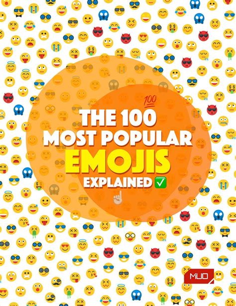 FREE CHEAT SHEET Top 100 Emojis Explained MUO Types Of Android
