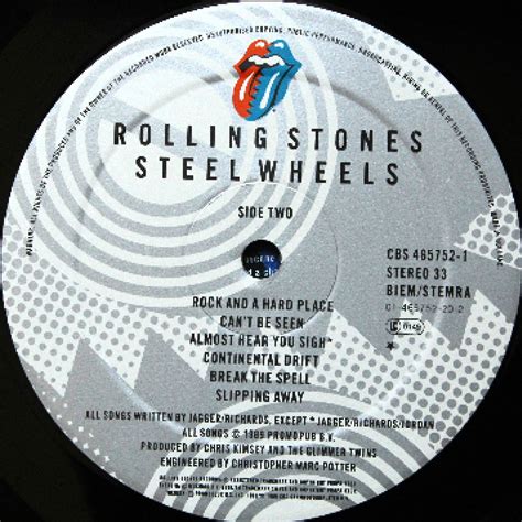 Steel Wheels Lp 1989 Von The Rolling Stones