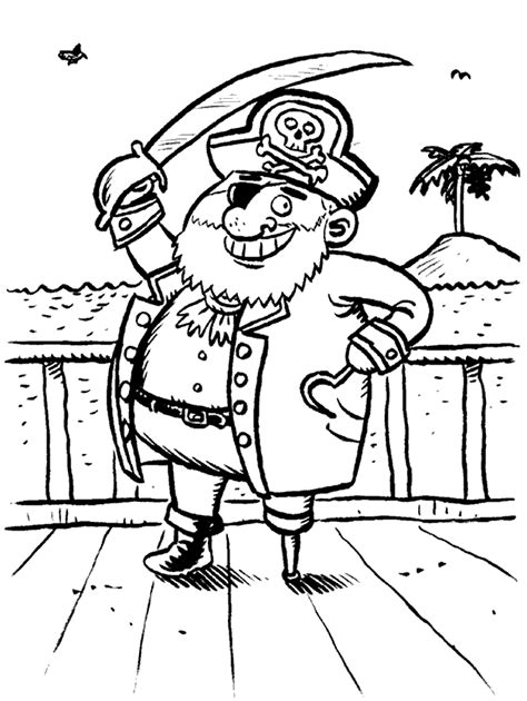 Free Printable Pirate Coloring Pages For Kids