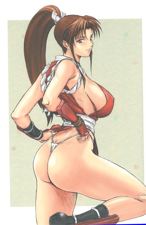 Shiranui Mai The King Of Fighters And 2 More Drawn By Momoi Nanabei