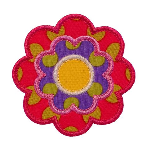 Flower Power Appliques Machine Embroidery Designs Applique