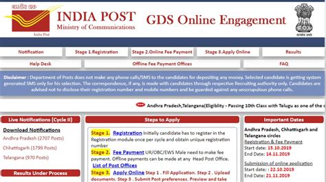 India Post GDS Recruitment 2019 Application Form Released For Over