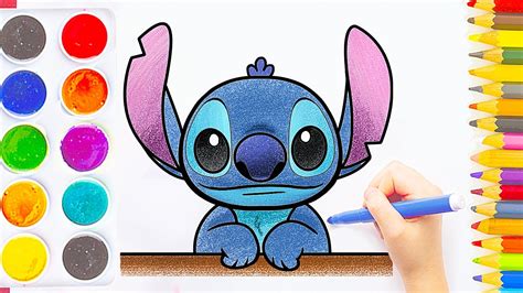 Como Dibujar A Stitch Paso A Paso Youtube