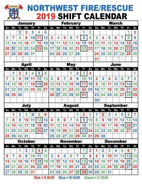 Under shift type, you enter a simple string of numbers separated by commas. Printable Firefighter Calendar 2020 | Example Calendar ...