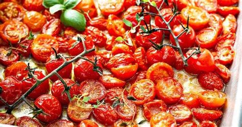 Garlic Roasted Cherry Tomatoes Recipe The Novice Chef