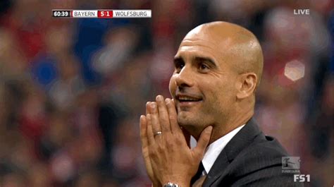 Funny ribery vs alaba makes pep guardiola angry alaba macht guardiola wütend fc bayern munich. Pep Guardiola GIF - Find & Share on GIPHY