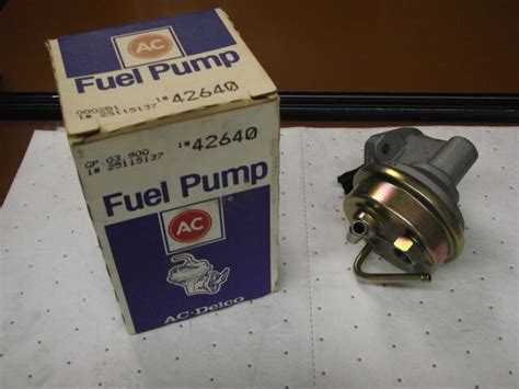 nos new ac delco fuel pump part 25115137 acd 42640 ebay