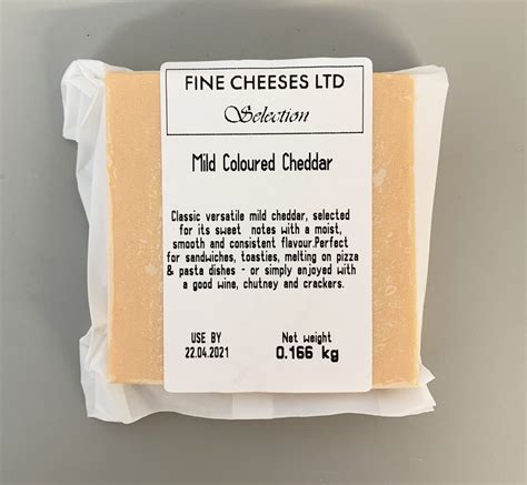 Mild Coloured Cheddar Mlfc Retail Packs 5 X 200g Approx Michael Lee