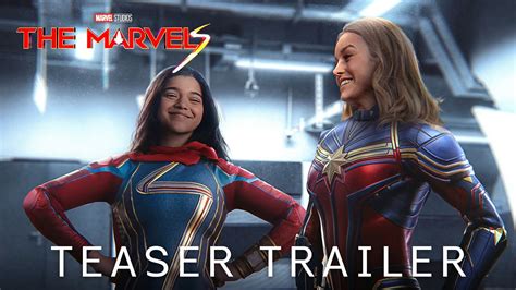 Marvel Studios THE MARVELS 2023 Teaser Trailer Captain Marvel 2