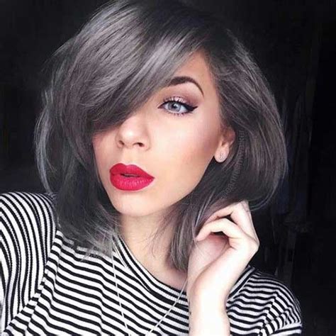 Hair color affects hairstyle on the way or the other. These Days Most Popular Short Grey Hair Ideas | Short Hairstyles 2017 - 2018 | Most Popular ...