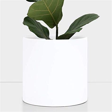 Peach And Pebble 10 Ceramic Planter Large White Plant Pot Sale