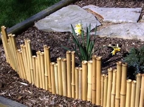 Bamboo Borders Add A Natural And Simple Touch To Any Garden Comment