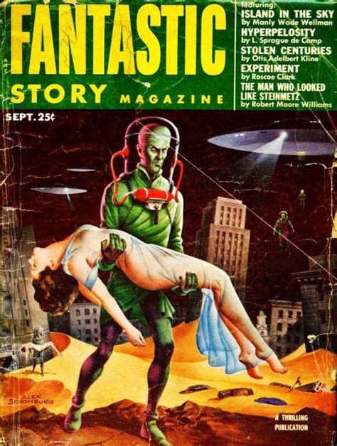 Sci Fi Pulp Cover Art From The 50s By Alex Schomburg Comic Book