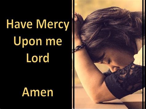 Prayers For Mercy