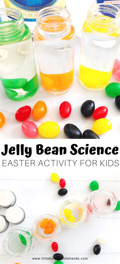 Dissolving Easter Jelly Beans Experiment Jelly Beans Easter Jelly
