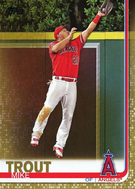 2019 Topps Gold 100 Mike Trout Trading Card Database