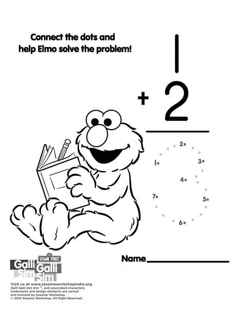 Maybe you would like to learn more about one of these? Sesame Street Connect The Dot Printable Worksheets ...