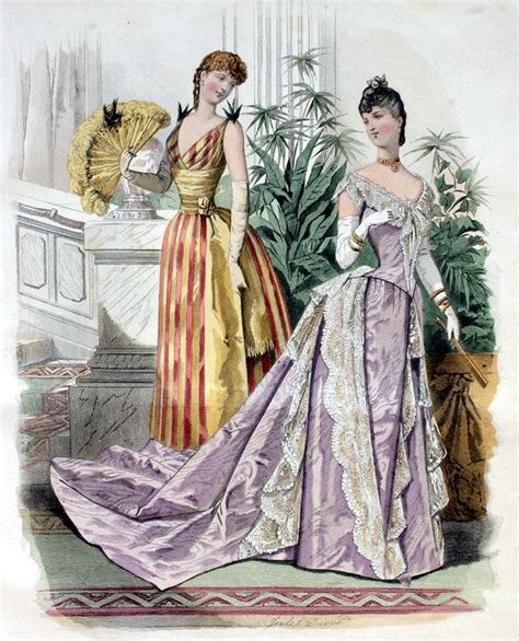 1888 Fashion Plate Victorian Fashion Women 1880s Fashion Vintage