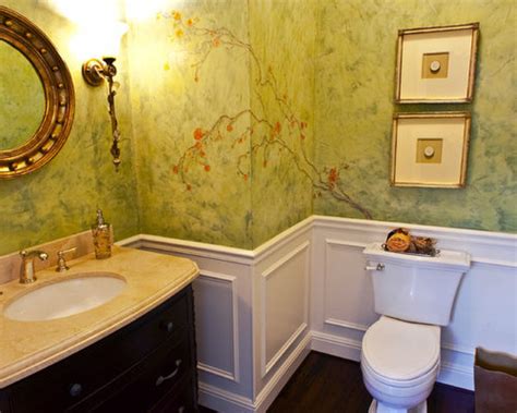 This method is exciting and unexpected. Bathroom Chair Rail | Houzz