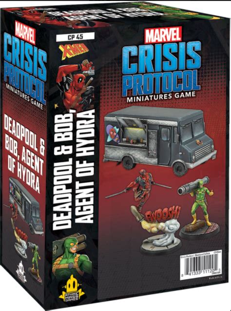 Marvel Crisis Protocol Deadpool And Bob Agent Of Hydra En Gamemateu