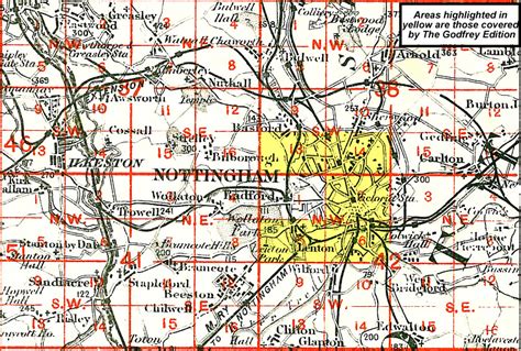 Old Maps Of Nottingham Arnold Bulwell Daybrook History