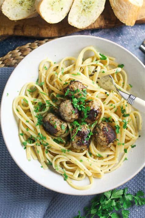 Sausage Carbonara With Lemon And Parsley Carries Kitchen