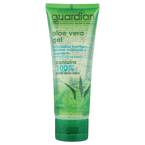 Aloe vera jelini yanıklar, sivilceler, uçuklar, sedef hastalığı ve cilt döküntüleri için kullanabilirsiniz. Guardian Aloe Vera Gel, 100ml | Guardian Singapore