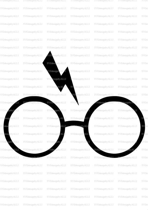 Free Svg Harry Potter Glasses Svg File 20437 File For Cricut