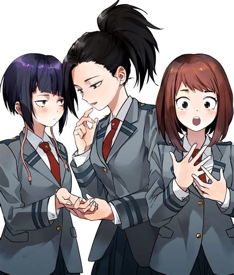 Uraraka Ochako Yaoyorozu Momo Jirou Kyoka LOLI Samurai My Hero Academia Memes Buko No