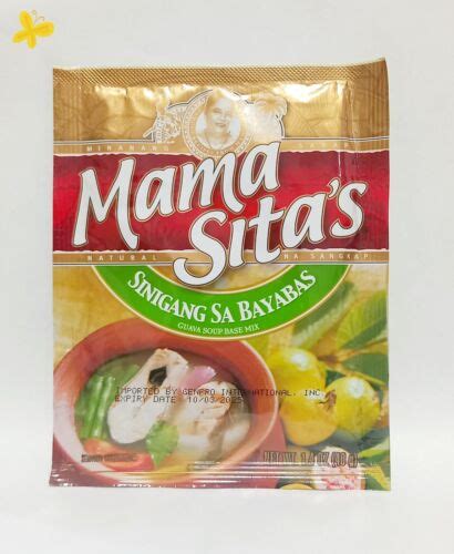 Mama Sitas Sinigang Sa Bayabas 6 Packs X 40g Guava Soup Base Mix Ebay