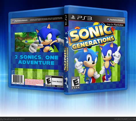 Sonic Generations Playstation 3 Box Art Cover By Deathmania
