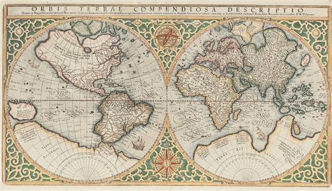 Mercator Rumold 1545 1599 Orbis Terrae Compendiosa Descriptio