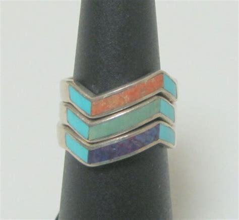 Beautiful Rare Jay King Dtr Sterling Silver Turquoise Inlay Pc