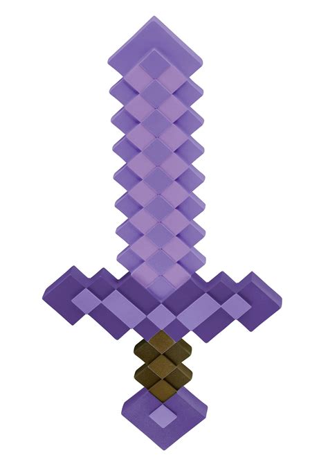 Minecraft Espada Púrpura Encantada Multicolor