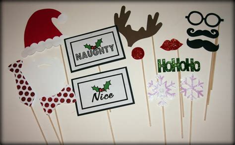 Show Me Cute Christmas Photo Booth Props Party Ideas