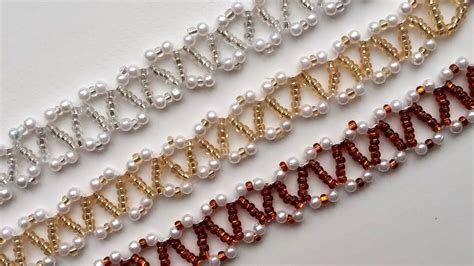 Check out our do it yourself jewelry selection for the very best in unique or custom, handmade pieces from our shops. Beginner DIY jewelry tutorial. 3 beautiful seed beads and pearl beads bracelets | Diy jewelry ...