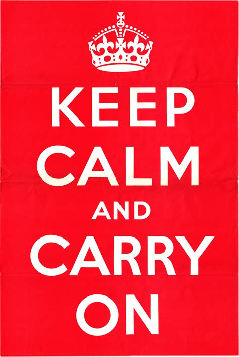 Filekeep Calm And Carry On Scan Wikimedia Commons
