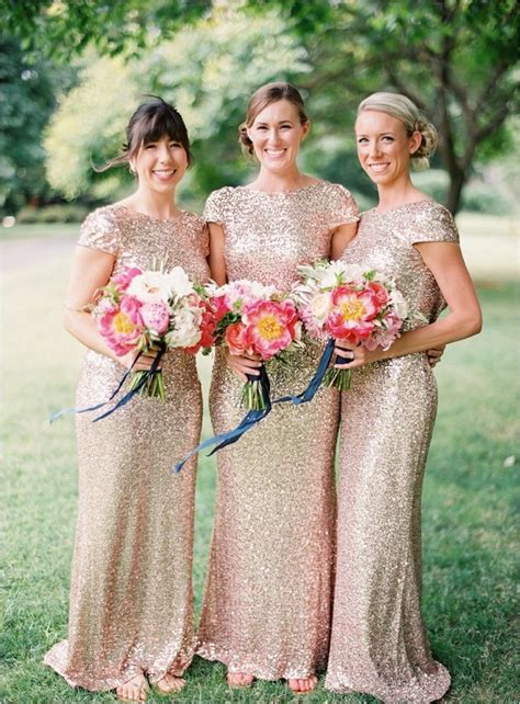 Sequin Bridesmaid Dresses Dressed Up Girl