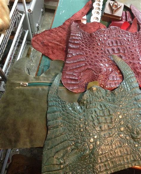 Many People See Caiman Crocodile Skins Cheaper Subsititutes For Those