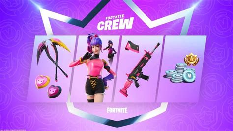 Fortnite List Of All The Crew Pack Released In The Game