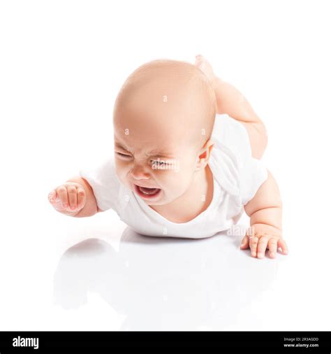 Little Girl Lying On Her Stomach Cut Out Stock Images And Pictures Alamy