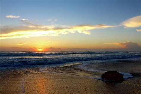 Sunrise At Ormond Beach Photograph By Scenic Threads Fine Art America