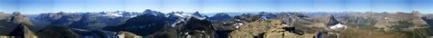 Glacier National Park Panorama From Reynolds Mountain Summit Photos